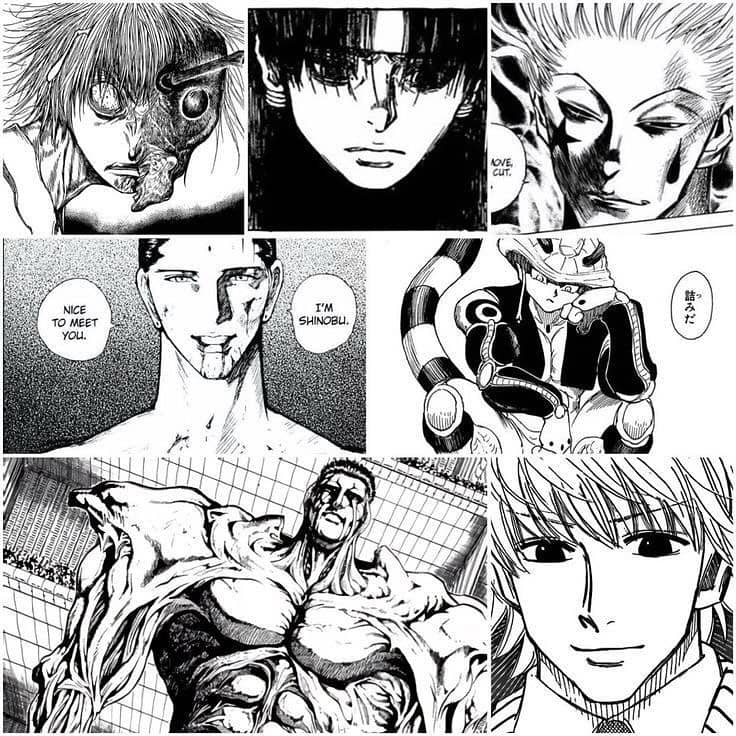 Togashi's polished Hunter x Hunter artwork showing detailed character illustration